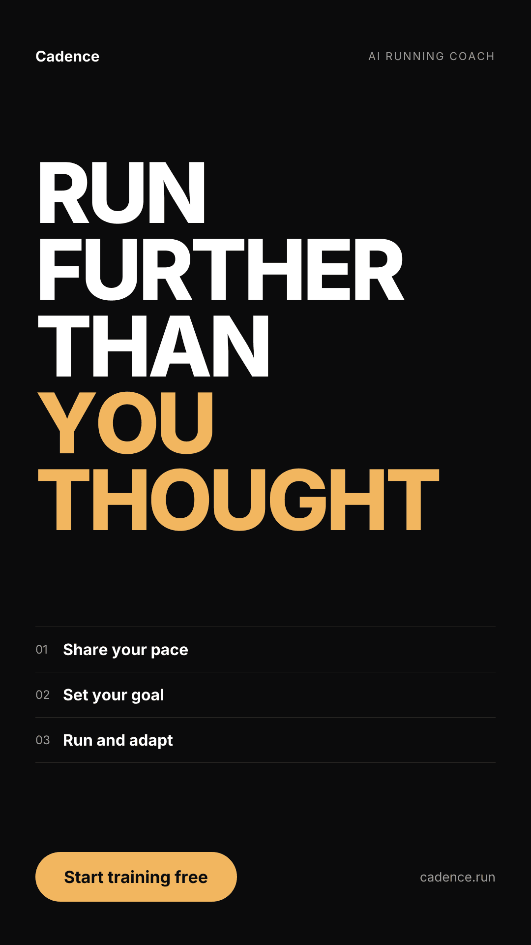 Iklan yang dibuat dari cadence.run
